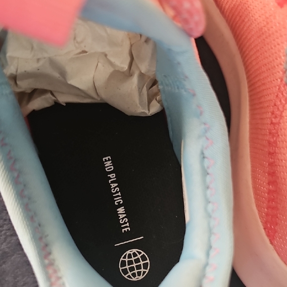 Adidas Kids Cloudfoam Pure 2.0 Pink Sneakers Size 2 - Picture 4 of 7